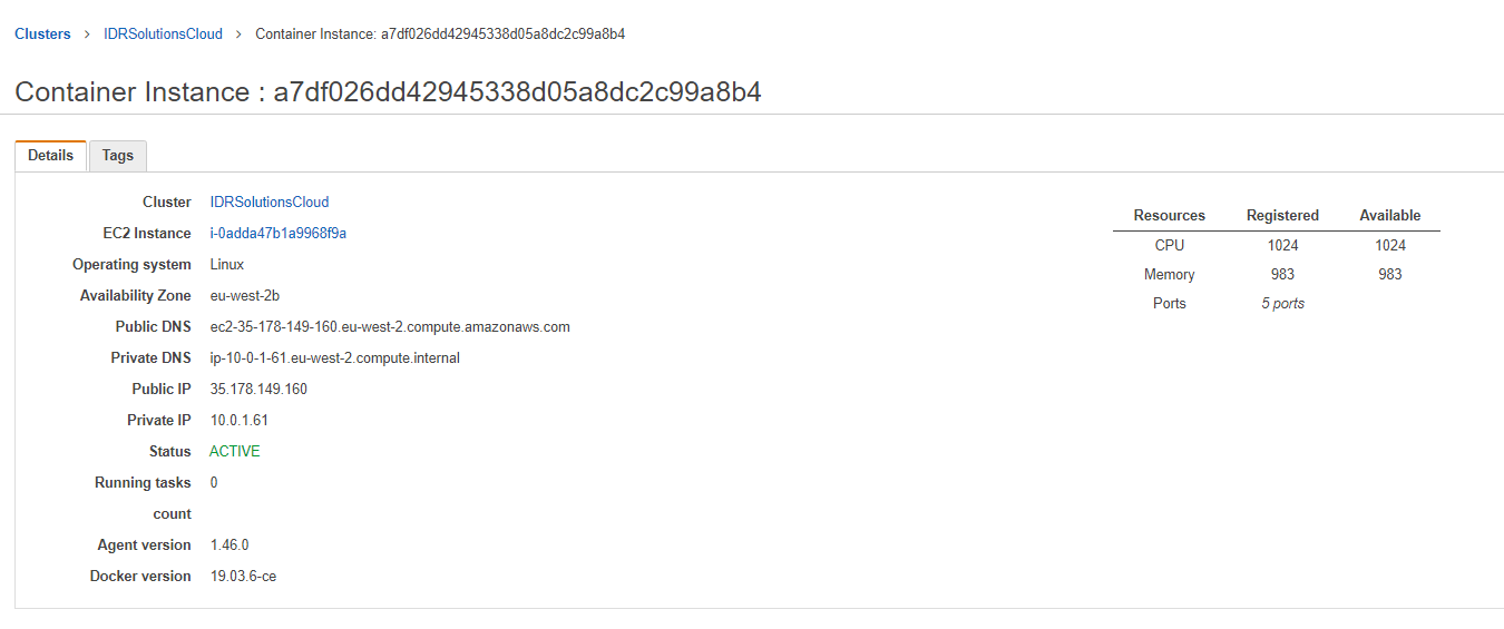 Container Instance